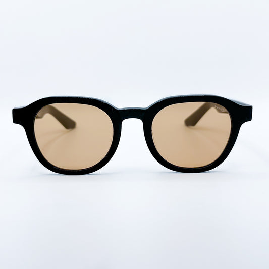 Lentes Cuadrados Negros con Naranja, Yelō Eyewear